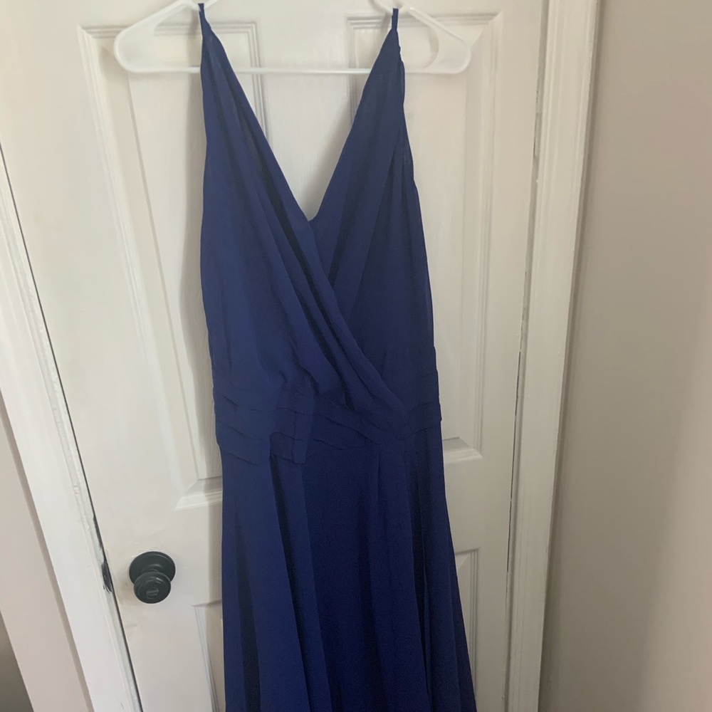 Royal blue high low